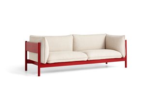 HAY - 3 pers. sofa - Arbour - HALLINGDAL 220 / WINE RED WATER-BASED LACQUERED SOLID BEECH